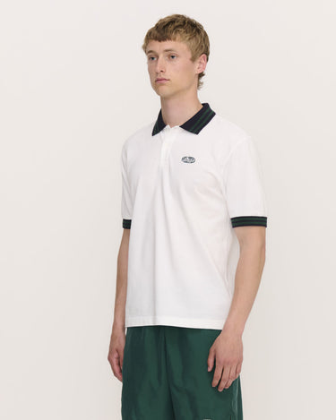 Palmes Oval Pique Polo Broken White - KYOTO - Palmes