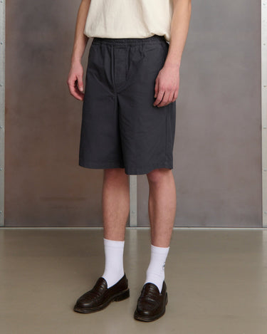 Palmes RIPSTOP SHORTS CHARCOAL - KYOTO - Palmes