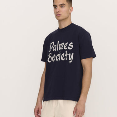 Palmes Society T-Shirt Dark Blue - KYOTO - Palmes