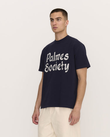 Palmes Society T-Shirt Dark Blue - KYOTO - Palmes