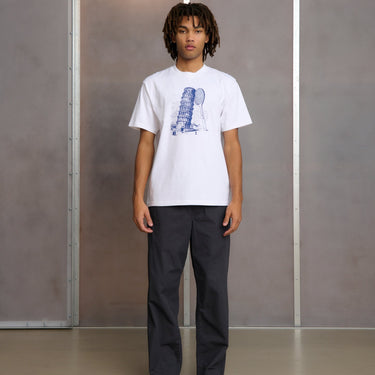 Palmes TOWER T - SHIRT WHITE - KYOTO - Palmes