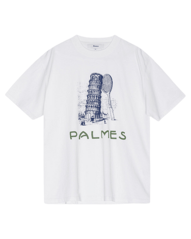 Palmes TOWER T - SHIRT WHITE - KYOTO - Palmes