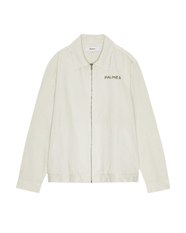 Palmes TOWER ZIP JACKET OFF - WHITE - KYOTO - Palmes