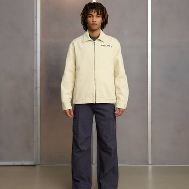 Palmes TOWER ZIP JACKET OFF - WHITE - KYOTO - Palmes