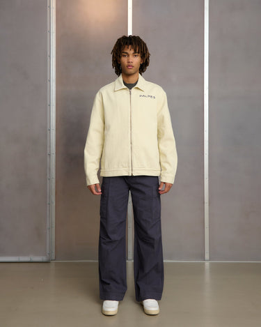 Palmes TOWER ZIP JACKET OFF - WHITE - KYOTO - Palmes