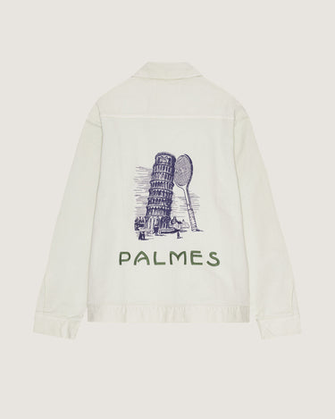 Palmes TOWER ZIP JACKET OFF - WHITE - KYOTO - Palmes