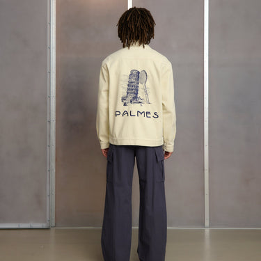 Palmes TOWER ZIP JACKET OFF - WHITE - KYOTO - Palmes