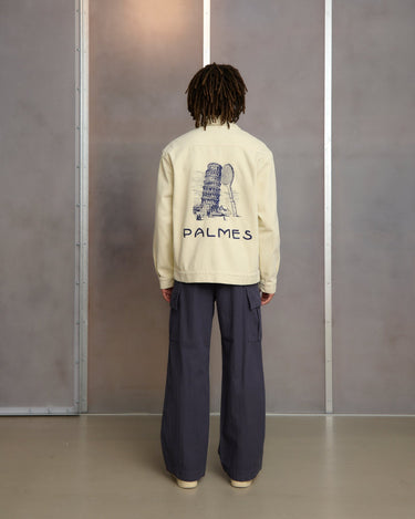 Palmes TOWER ZIP JACKET OFF - WHITE - KYOTO - Palmes