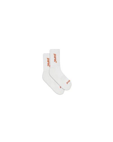 Parel Studios Sport Socks White/Orange AW24 - KYOTO - Parel Studios