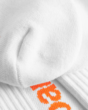 Parel Studios Sport Socks White/Orange AW24 - KYOTO - Parel Studios