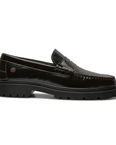 Playboy Austin Loafers Brown Polido leather - KYOTO - Playboy