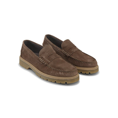Playboy Austin Taupe Suede loafers