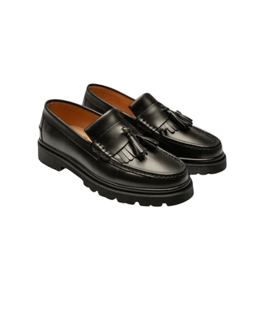 Playboy Baker loafers Black leather - KYOTO - Playboy
