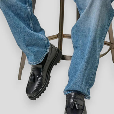 Playboy Baker loafers Black leather - KYOTO - Playboy