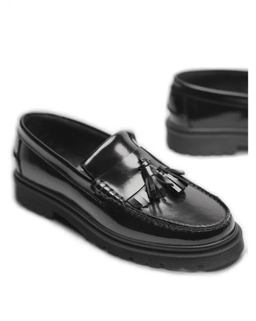 Playboy Florida Polido leather Black polido shoe - KYOTO - Playboy