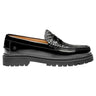 Playboy Richmond Black polido/Black leather loafers - KYOTO - Playboy