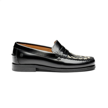 Playboy The Sofia Black/White polido loafers - KYOTO - Playboy