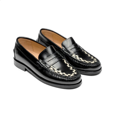 Playboy The Sofia Black/White polido loafers - KYOTO - Playboy