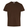 PLENUM STUDIO Lydahl T-shirt Dark Brown - KYOTO - PLENUM STUDIO