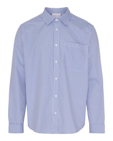 PLENUM STUDIO Oscar Shirt PLST Skjorte Blue Stripe - KYOTO - PLENUM STUDIO