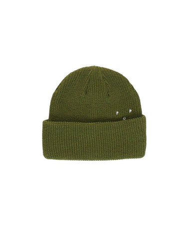 Pop Trading Company basic beanie olive - KYOTO - Pop Trading Company