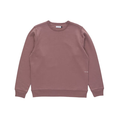 Pop Trading Company logo crewneck sweat twilight mauve - KYOTO - Pop Trading Company