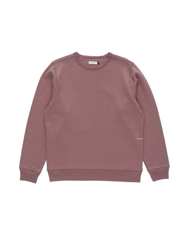 Pop Trading Company logo crewneck sweat twilight mauve - KYOTO - Pop Trading Company