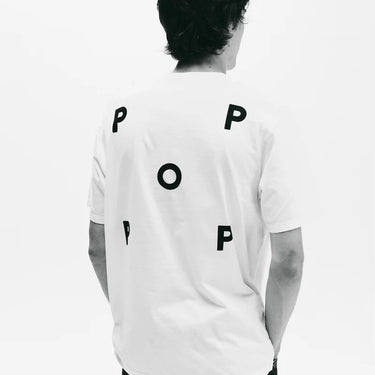 Pop Trading Company logo t-shirt white - KYOTO - Pop Trading Company