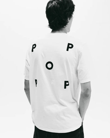 Pop Trading Company logo t-shirt white - KYOTO - Pop Trading Company