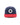 Pop Trading Company o sixpanel hat NAVY/GOJI BERRY - KYOTO - Pop Trading Company