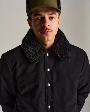 Pop Trading Company padded jacket black - KYOTO - Pop Trading Company