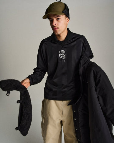 Pop Trading Company padded jacket black - KYOTO - Pop Trading Company