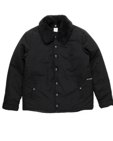 Pop Trading Company padded jacket black - KYOTO - Pop Trading Company