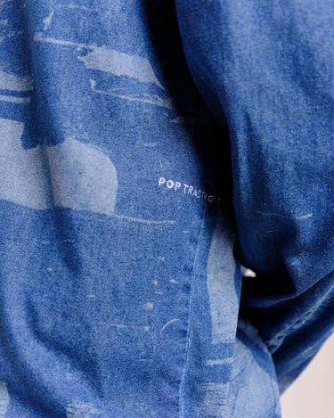 Pop Trading Company printed denim shirt - KYOTO - Pop Trading Company