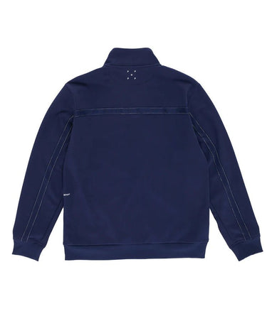 Pop Trading Company pub track top navy sweat - KYOTO - Pop Trading Company