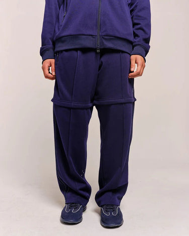 Pop Trading Company pub zip off track pants navy - KYOTO - Pop Trading Company