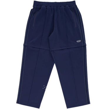 Pop Trading Company pub zip off track pants navy - KYOTO - Pop Trading Company