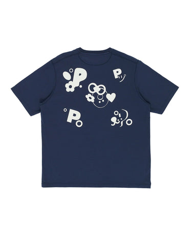 Pop Trading Company reni t - shirt navy/glow in the dark - KYOTO - Pop Trading Company