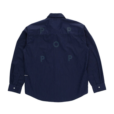 Pop Trading Company striped logo shirt - KYOTO - Pop Trading Company