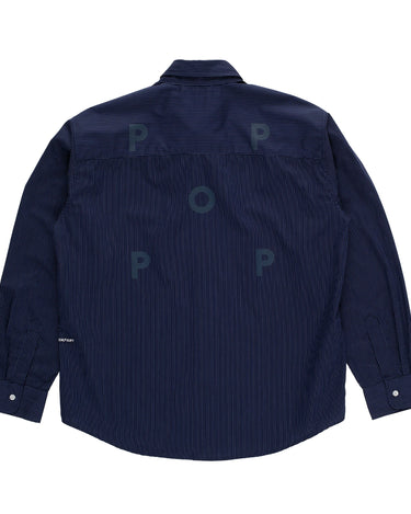 Pop Trading Company striped logo shirt - KYOTO - Pop Trading Company