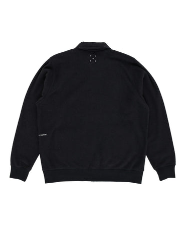 Pop Trading Company terry full zip sweat black - KYOTO - Pop Trading Company