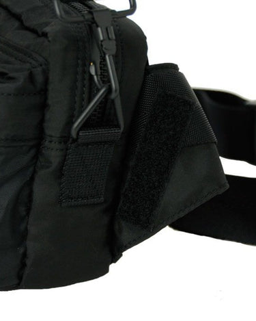 Porter Yoshida FORCE 2WAY Waist Bag Black NEW STYLE - KYOTO - Porter Yoshida