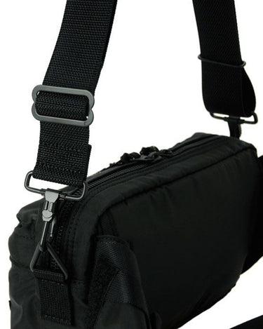 Porter Yoshida FORCE 2WAY Waist Bag Black NEW STYLE - KYOTO - Porter Yoshida