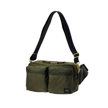 Porter Yoshida FORCE 2WAY Waist Bag Olive drab - KYOTO - Porter Yoshida