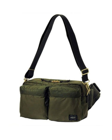 Porter Yoshida FORCE 2WAY Waist Bag Olive drab - KYOTO - Porter Yoshida