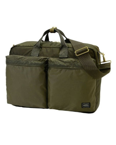 Porter Yoshida FORCE 3Way Briefcase Olive 30 - KYOTO - Porter Yoshida