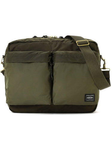 Porter Yoshida Force (L) Shoulder Bag Olive Drab - KYOTO - Porter Yoshida