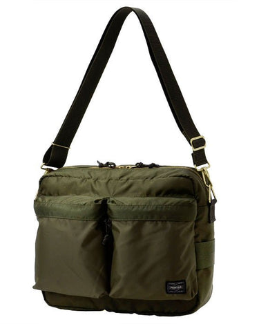 Porter Yoshida Force (L) Shoulder Bag Olive Drab - KYOTO - Porter Yoshida