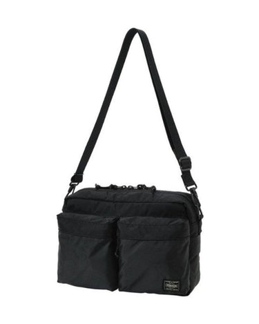 Porter Yoshida FORCE Shoulder Bag (S) Black - KYOTO - Porter Yoshida