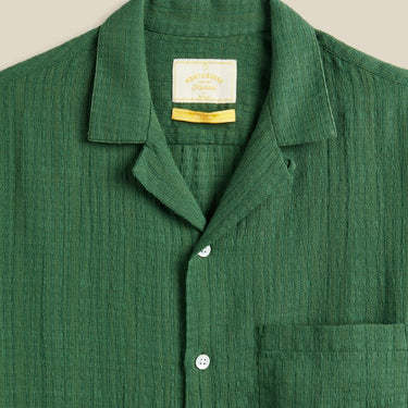 Portuguese Flannel GRAIN Skjorte GREEN - KYOTO - Portuguese Flannel